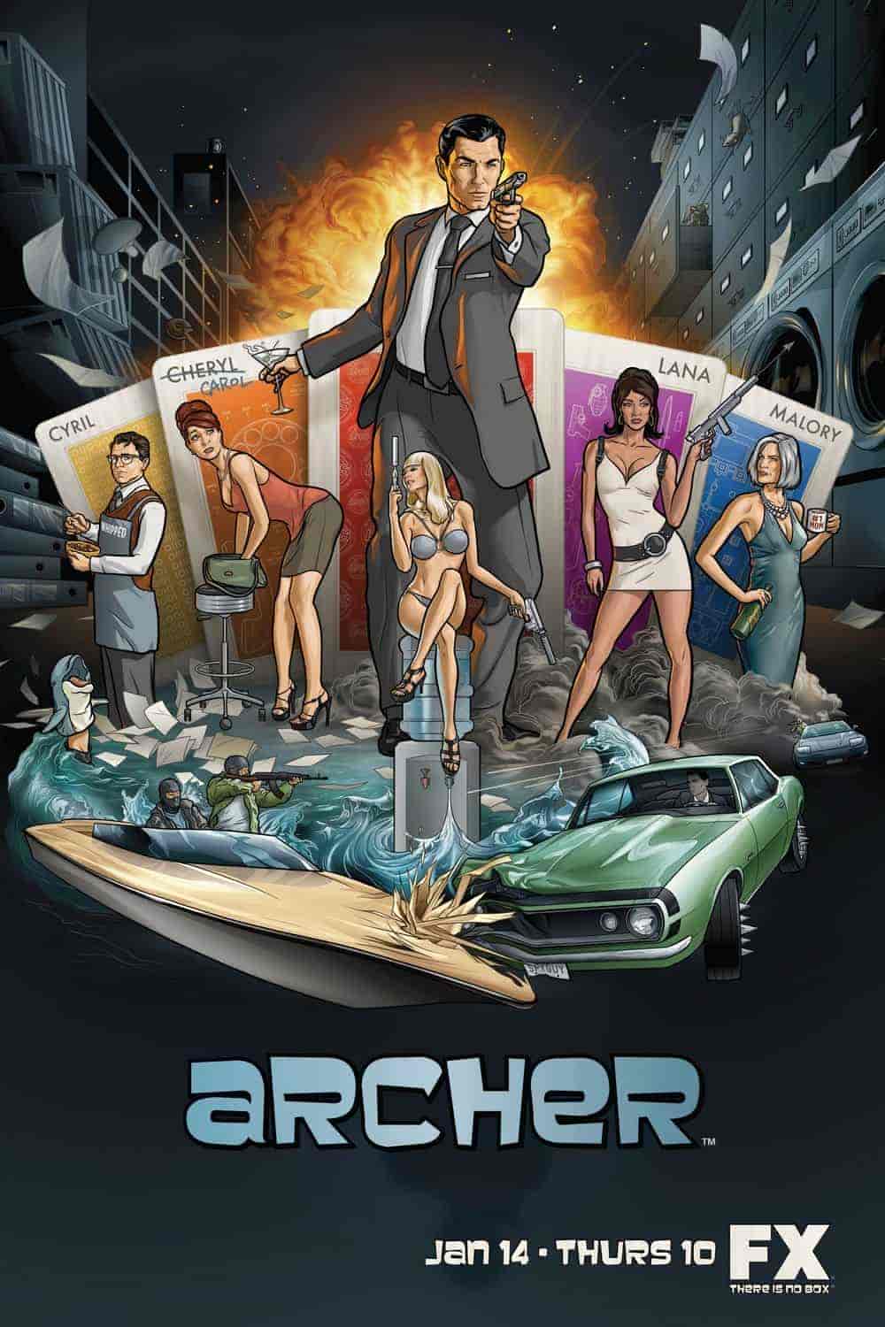 مسلسل Archer الموسم الاول الحلقة 3 الثالثة مترجمة
